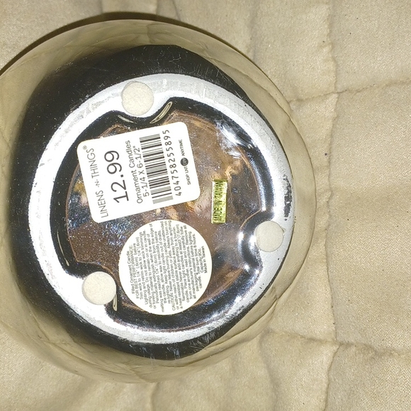 Silver ornament candle 🕯 - Picture 4 of 5